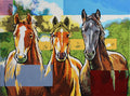 Three Wild Horses